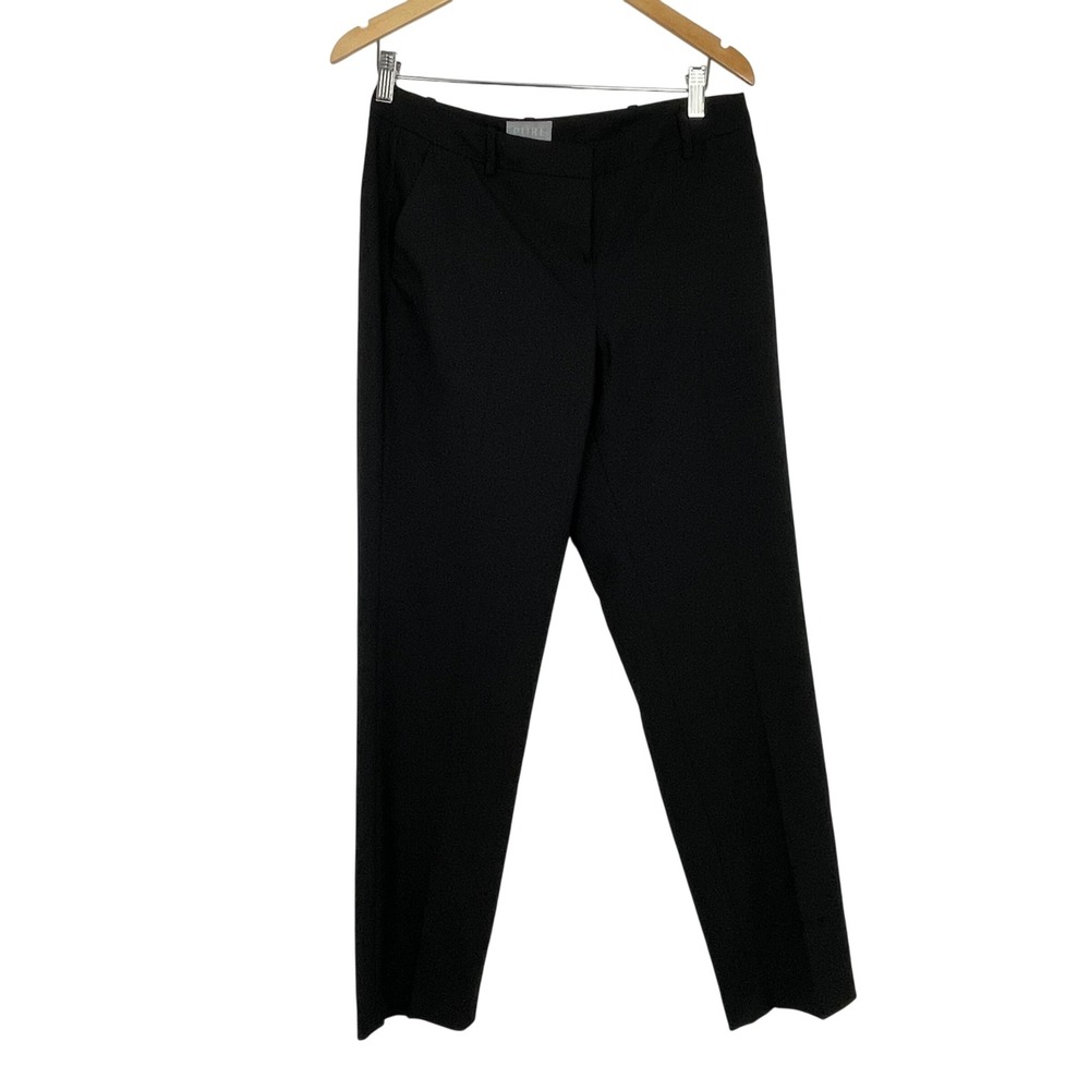 PURE Collection Women's Black Wool Blend Career Dress Pants Size 6R